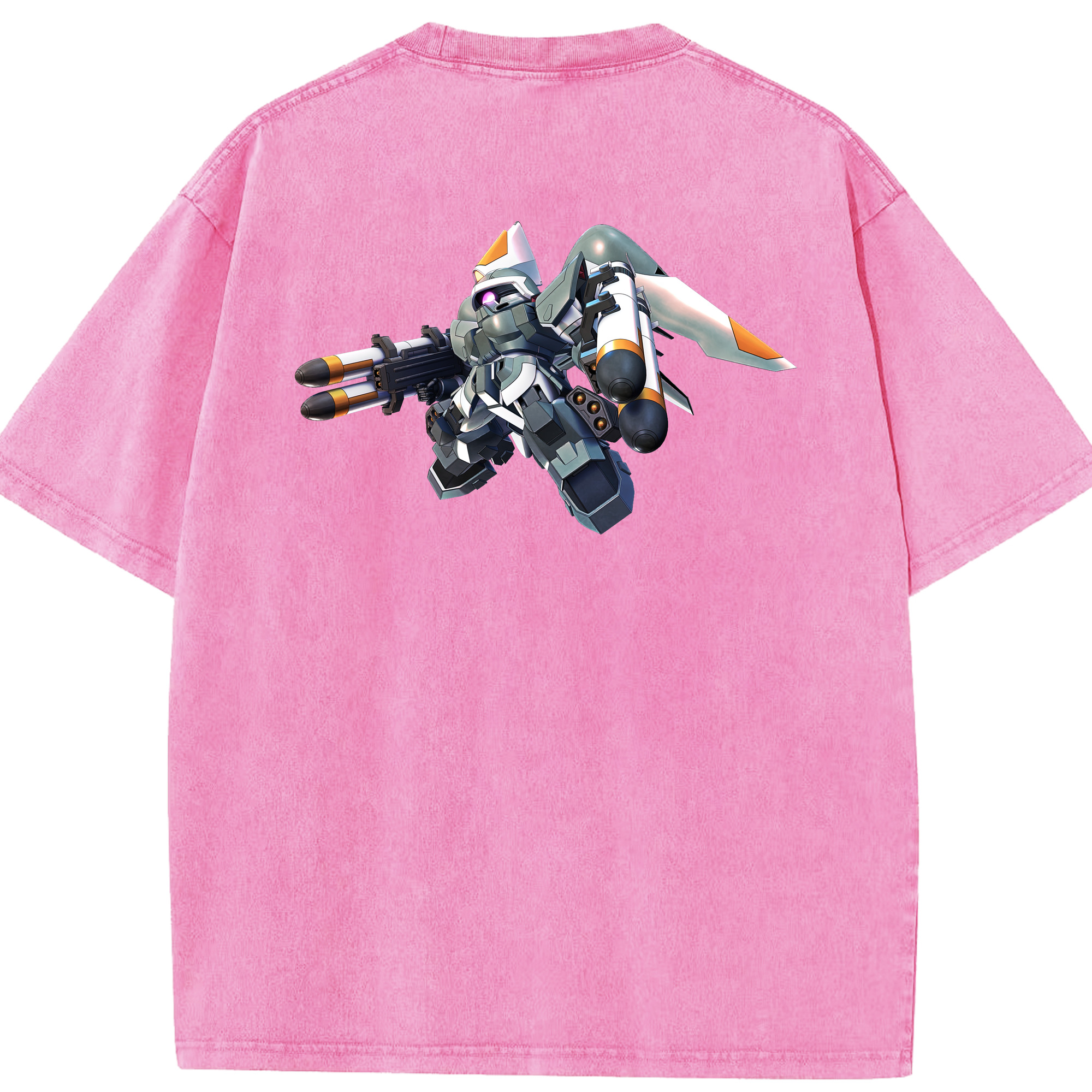 （画像用） 機動戦士ガンダム Mobile Suit Gundam 綿100% ヴィンテージ風 半袖Tシャツ（背面プリント）